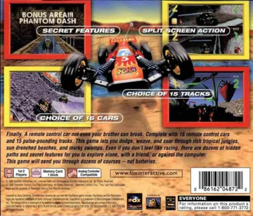 Team Losi RC Racer (US) box cover back